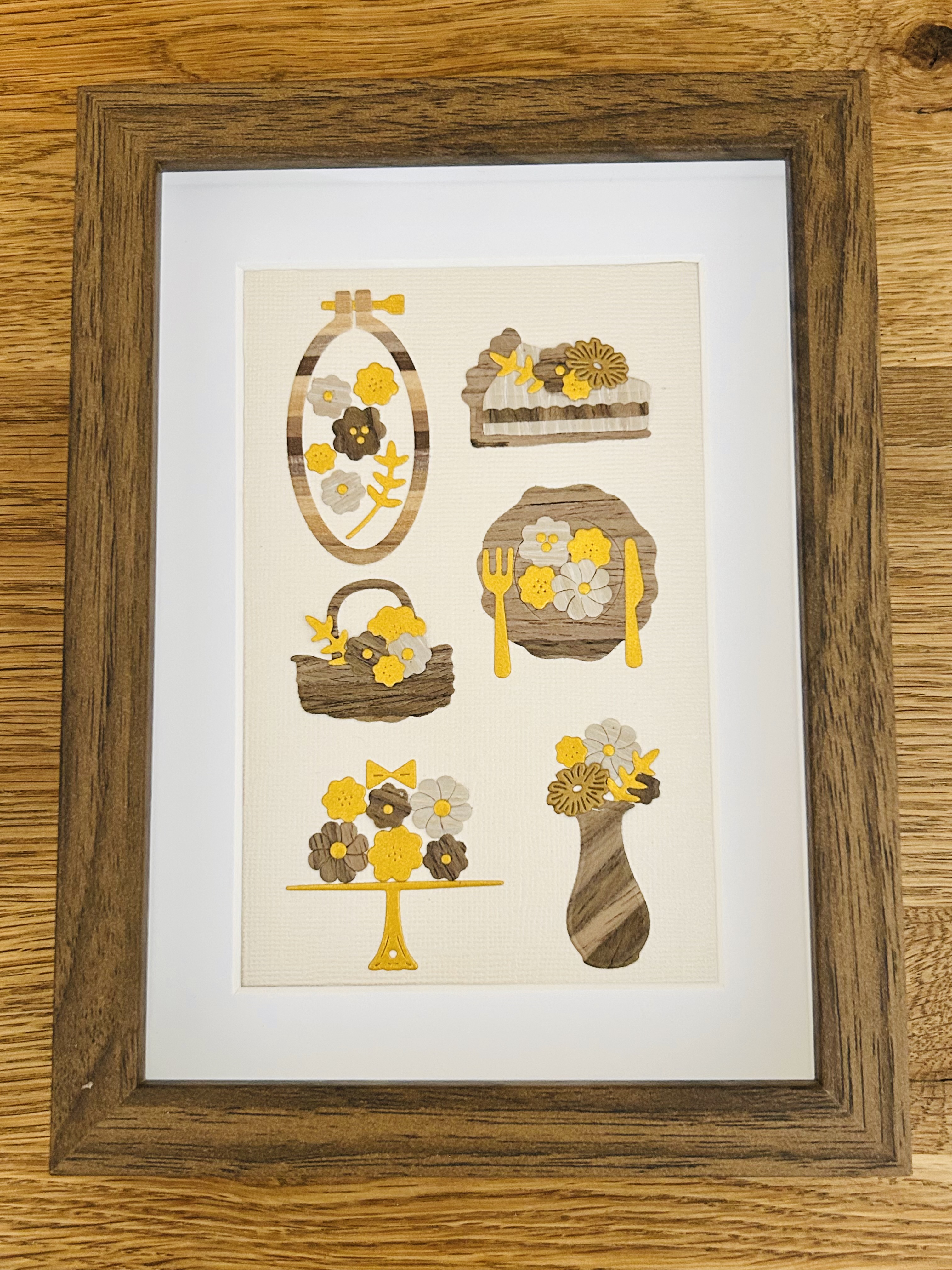 天然木小花のフレーム